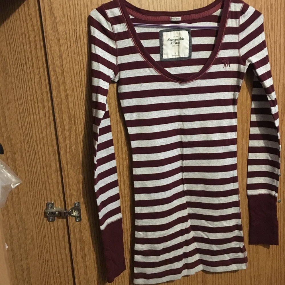 Long sleeve stripped shirt